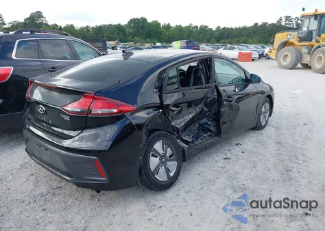 2020 Hyundai Ioniq Hybrid Blue z USA, uszkodzony, nr VIN KMHC65LC8LU239139